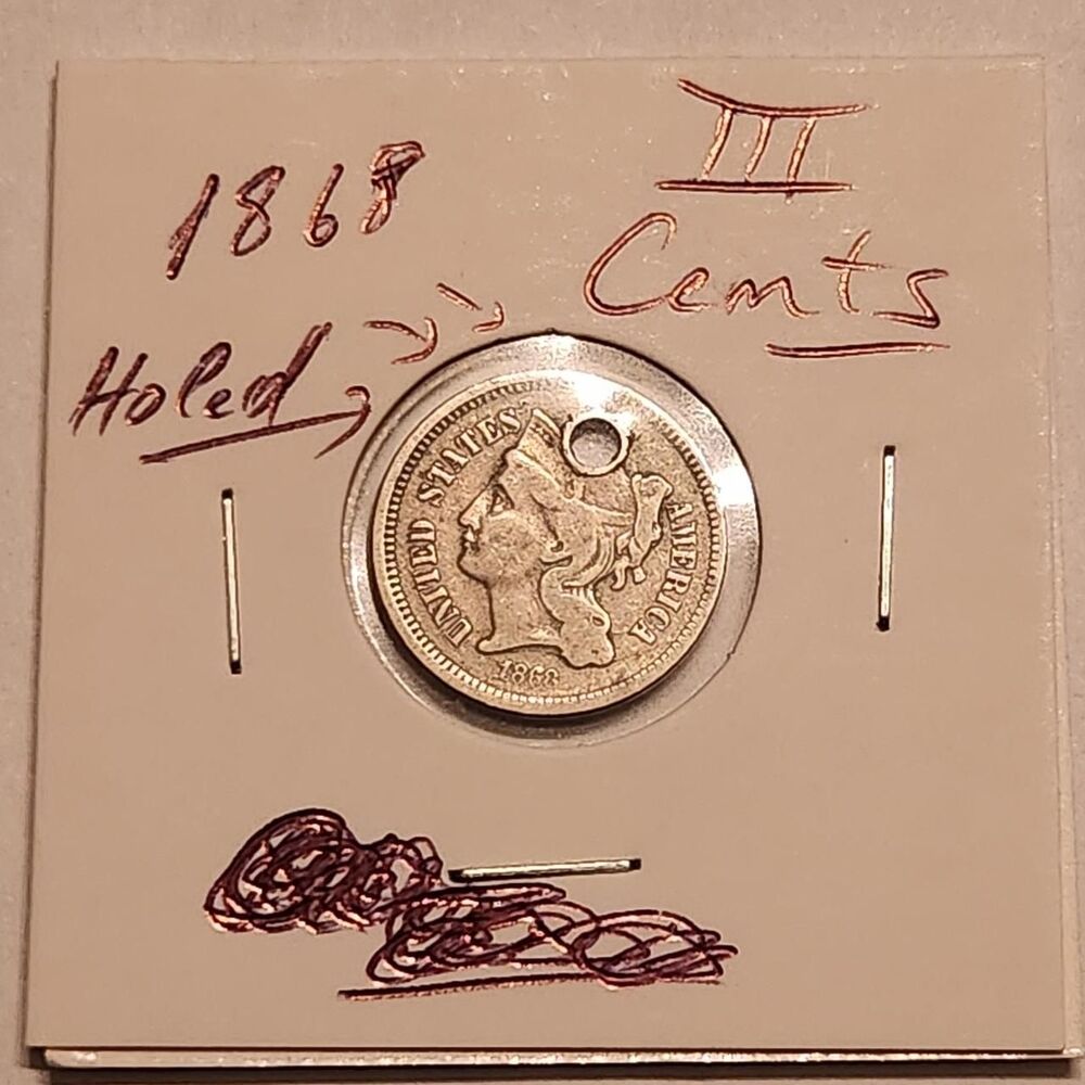 Up for sale is an authentic 1868 United States...